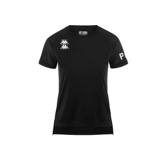 T-Shirt Padel Kappa Kombat Dest Nero