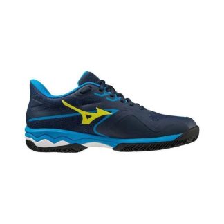 Zapatillas de pádel Mizuno Wave Exceed Light 2 CC - Azul/Amarillo