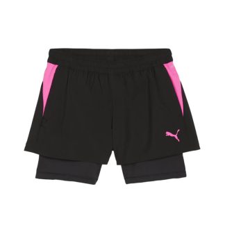 Pantaloncino Puma Individual 2 Padel Donna - Nero