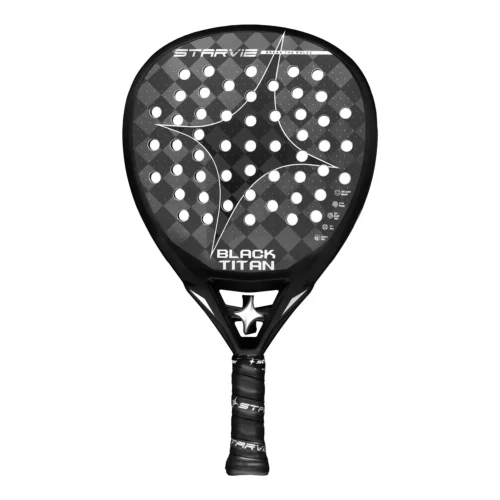 foto frontale racchetta padel starvie black titan 2026