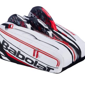 Foto frontal BABOLAT RH PROPADEL TECH BAG BLANCO/NEGRO/ROJO